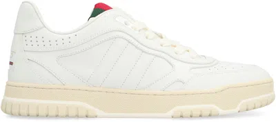 Gucci Reweb Sparrow Low-top Leather Sneakers