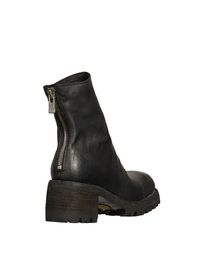 Guidi Thick Heel Booties