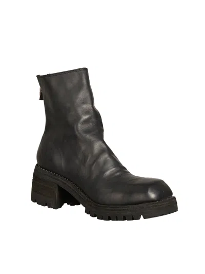 Guidi Thick Heel Booties