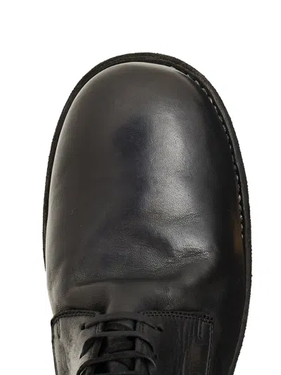 Guidi Stivale Allacciato In Pelle Con Zip