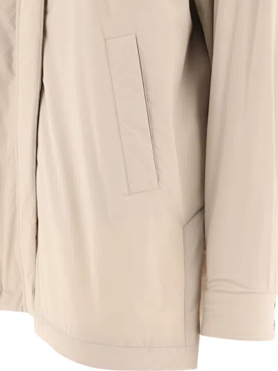 Herno A-shape Hooded Down Jacket With Front Pockets