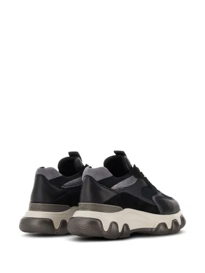 Hogan Black Hyperactive Leather Sneakers