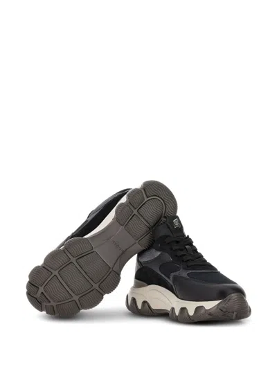 Hogan Black Hyperactive Leather Sneakers