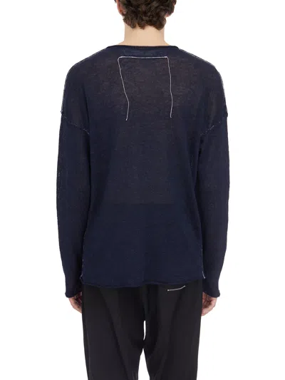 Isabel Benenato Maglia Girocollo In Lino
