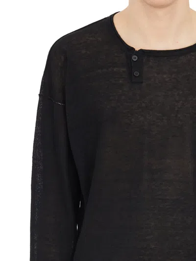 Isabel Benenato Maglia Girocollo In Lino