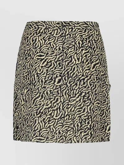 Isabel Marant Étoile Isabel Marant Etoile 'violaine' Two-tone Viscose Miniskirt Women
