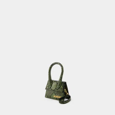 Jacquemus Le Chiquito Mini Python-embossed Leather Shoulder Bag