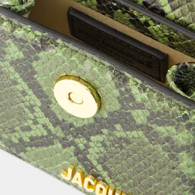 Jacquemus Le Chiquito Mini Python-embossed Leather Shoulder Bag