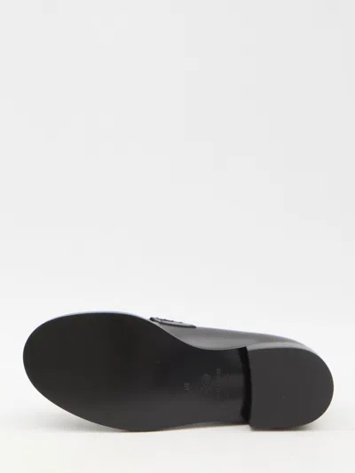 Mach&mach Mach & Mach Moccasin Flat Shoes With Pearl Embellishment