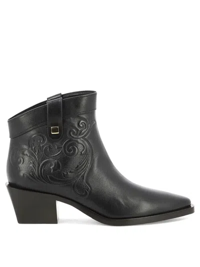 Maison Skorpios 60mm Alexandra Cordoba Leather Cowboy Boots