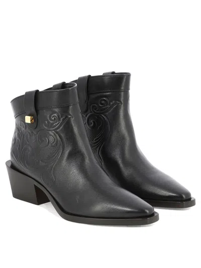 Maison Skorpios 60mm Alexandra Cordoba Leather Cowboy Boots