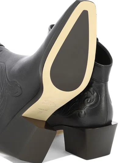 Maison Skorpios 60mm Alexandra Cordoba Leather Cowboy Boots