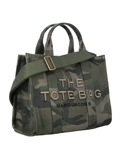 Marc Jacobs Womens Camo Multi The Camo Jacquard Medium Tote Bag