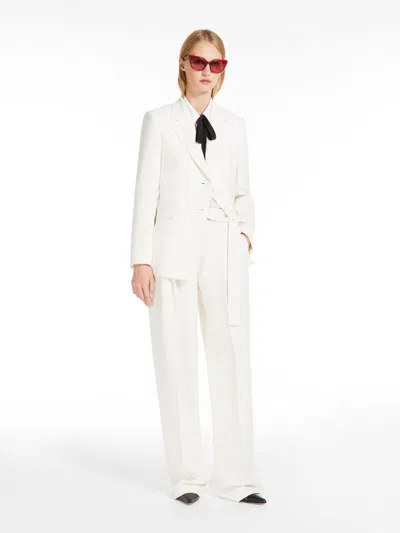 Max Mara Double-breasted Wool Suit Jacket