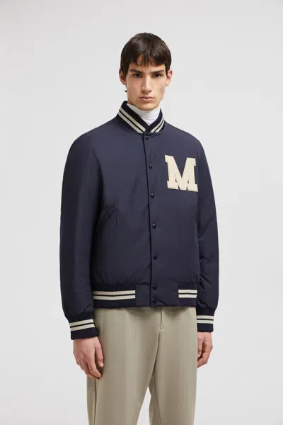 Moncler Ribbed Collar With Striped Details Jacket