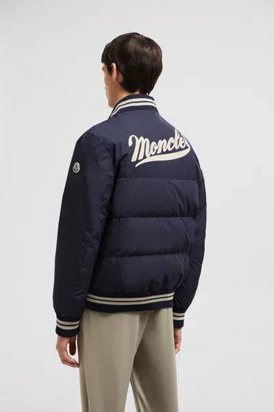 Moncler Ribbed Collar With Striped Details Jacket