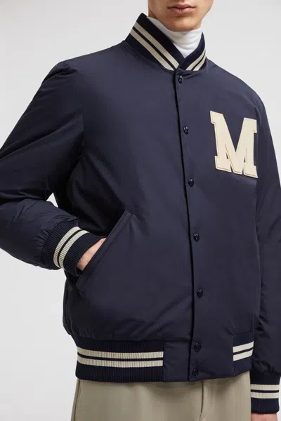 Moncler Ribbed Collar With Striped Details Jacket