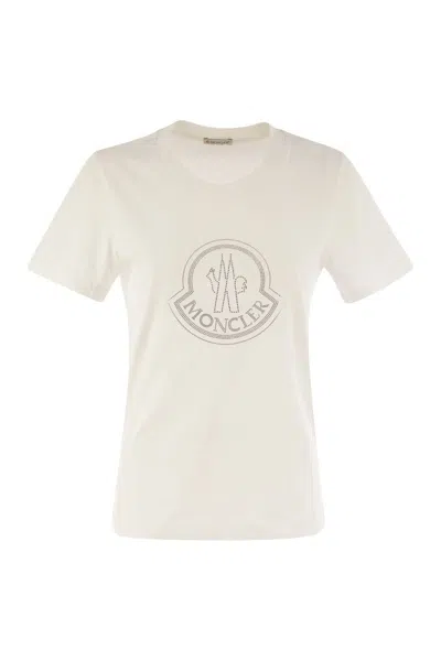 Moncler Logo Cotton White T-shirt