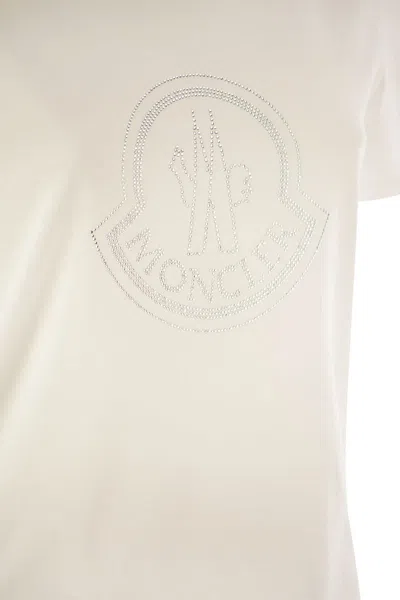 Moncler Logo Cotton White T-shirt