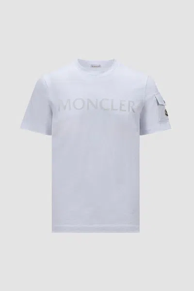 Moncler Polyester-cotton Blend Ss Crewneck T-shirt For Men