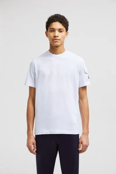 Moncler Polyester-cotton Blend Ss Crewneck T-shirt For Men