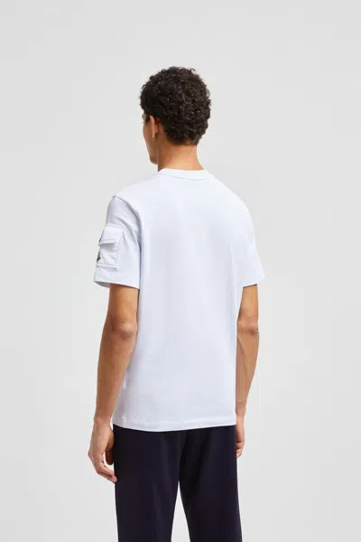 Moncler Polyester-cotton Blend Ss Crewneck T-shirt For Men