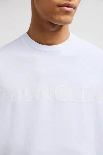 Moncler Polyester-cotton Blend Ss Crewneck T-shirt For Men