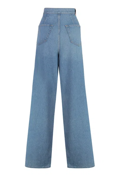 Mother Snacks! The Fold In Funnel Wide-leg Jeans