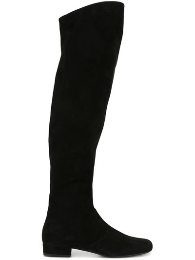 Shop Saint Laurent Over-the-knee Boots