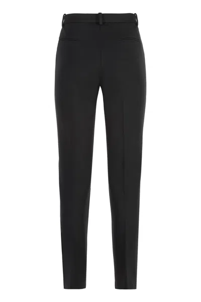 Pinko Bello Cigarette Pants In Milano Stitch