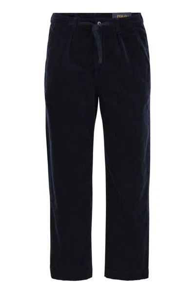 Polo Ralph Lauren Easy Pant Pleated 8w Corduroy Clothing