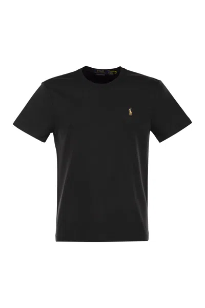 Polo Ralph Lauren Custom Slim-fit In Pima Cotton T-shirt