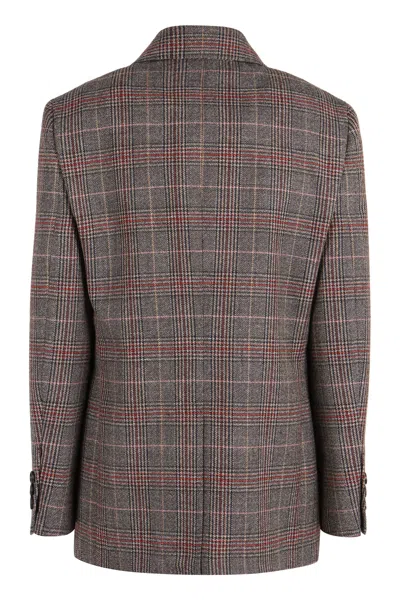 Prada Prince Of Wales Checked Jacket