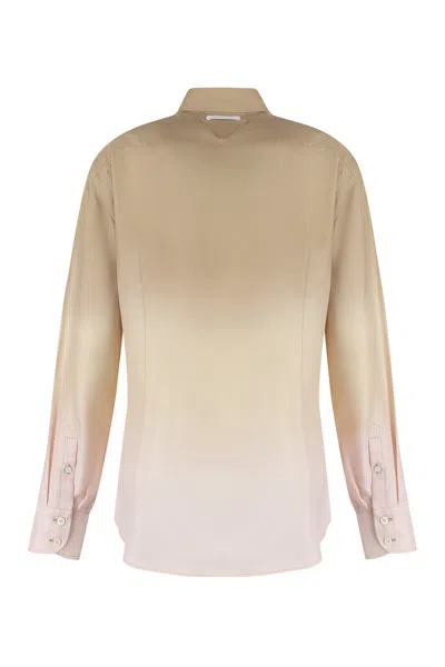 Prada Women's Multicolor Twill Shirt | Size It 40 | P413hsooo14j3 Color F0065