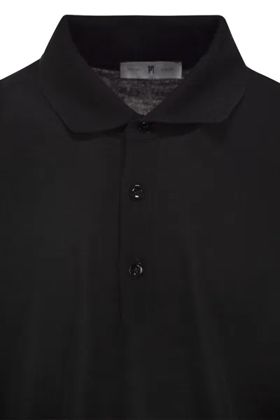Pt01 Wool Polo Shirt