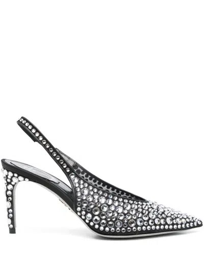 René Caovilla Rene Caovilla Gilda 80 Crystal Slingback