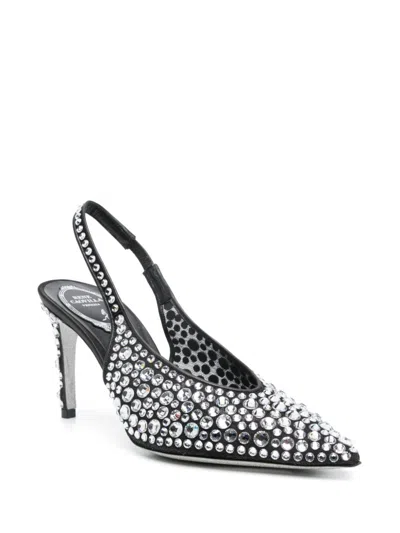 René Caovilla Rene Caovilla Gilda 80 Crystal Slingback