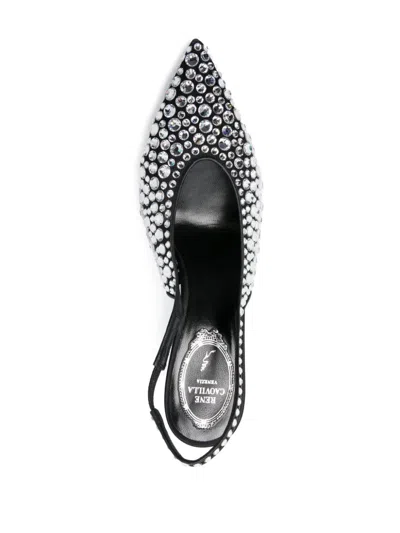 René Caovilla Rene Caovilla Gilda 80 Crystal Slingback