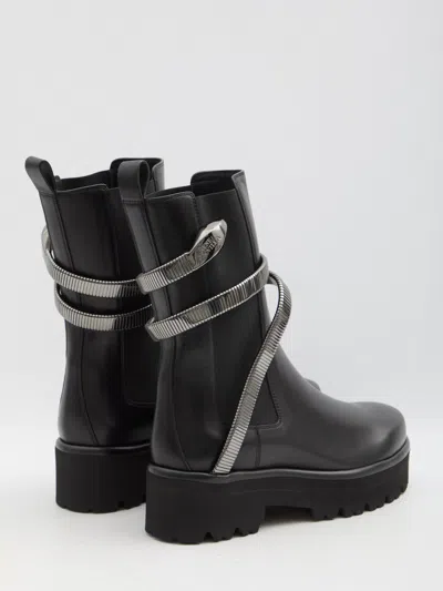 René Caovilla Juniper 45 Biker Boots