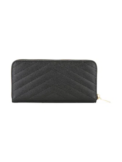 Saint Laurent Cassandre Leather Continental Wallet