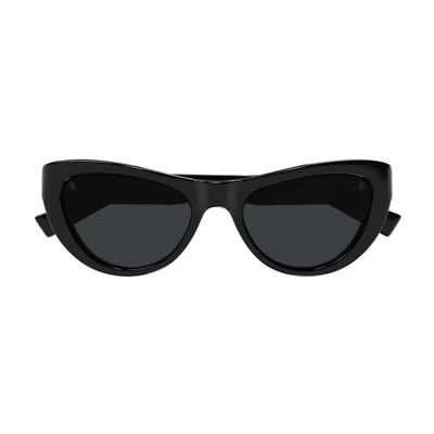 Saint Laurent Black Square Unisex Sunglasses Sl 675 001 46