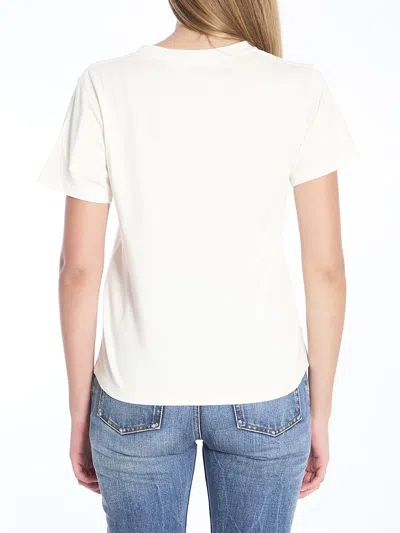 Saint Laurent Logo-patch Crewneck T-shirt