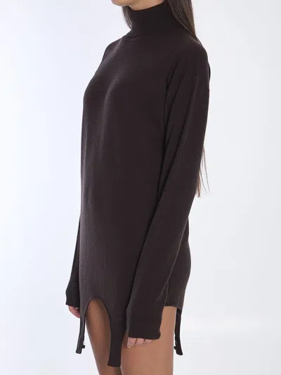 Saint Laurent Turtleneck Garter Sweater