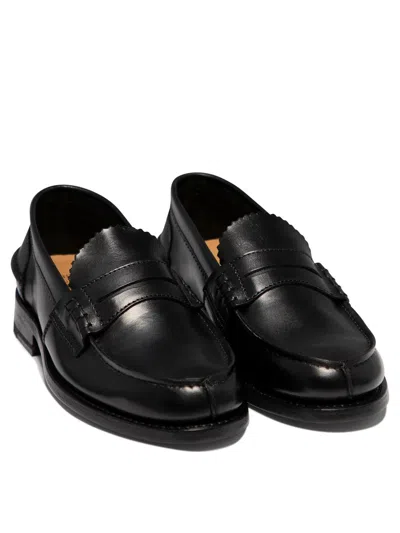 Saxone Of Scotland Penny Leather Loafers