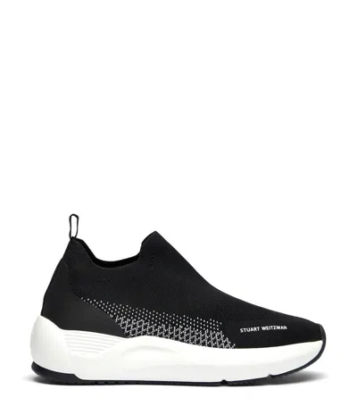 Stuart Weitzman , Sw Glide Sneaker, Sneakers, Schwarz, Geflochten