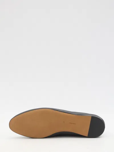 The Row Awar Leather Loafers Flat Sole