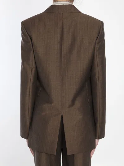 The Row Vermont Single-breasted Structured Jacket With Back Vent