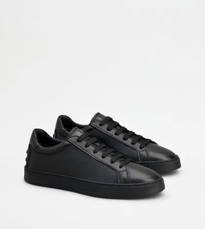 Tod's Rubber Sole Round Toe Low-top Sneakers