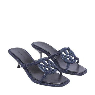 Tory Burch Pave Geo Bombe Low Heel Sandals For Women