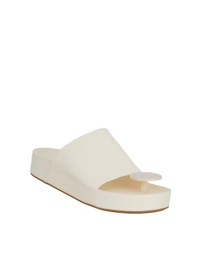 Uma Wang Ciabatta Round In Pelle